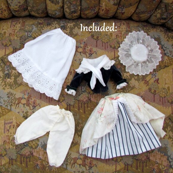 16" DOLL MAID, WENCH COSTUME for TONNER DOLLS, BRENDA STARR, 18th CENTURY OUTFIT - Picture 9 of 10